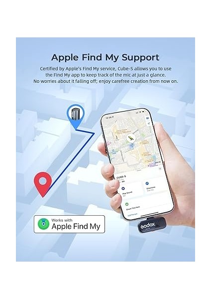 Cube-Sl Kit2 Kablosuz Yaka Mikrofon, iPhone Lightning Için Mikrofon (2 Tx + 1 Rx Şarj Kılıfı), Gürültü Engellemeli Mini Mikrofon, 30H Pil, 300 M/1000 Ft, Kablosuz Mikrofon modelleri