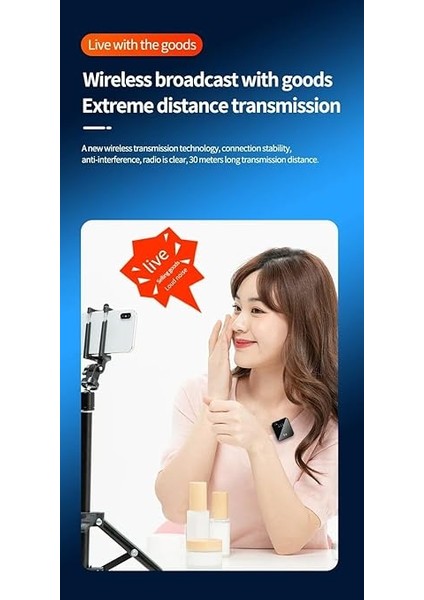 Kablosuz Yaka Mikrofonu Çiftli Mikrofon iPhone 16 ile Uyumlu Type-C/lightning Portlu Telefon Pc Tablet Video Kayıt Röportaj Canlı Yayın Vlog Kablosuz Mikrofon 1029 fırsatları