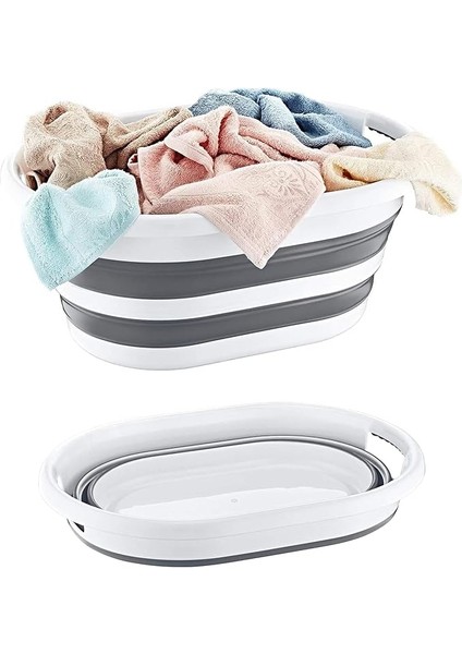 Katlanabilir Çamaşır Sepeti 27 Litre, Katlanabilir Oyuncak Sepeti, Plastik Çamaşır Sepeti, Katlanabilir Çamaşır Selesi | 27 Litrelik Hacmiyle Ideal Depolama Çözümü!