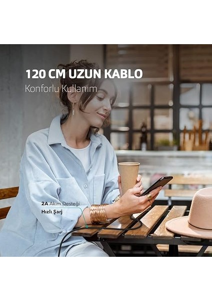 Alumicable iPhone ile Uyumlu Şarj Kablosu - Uzay Grisi (2DK16UG) fiyatları