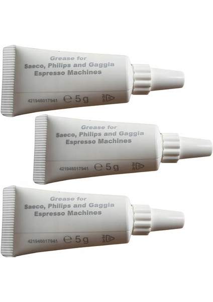 ile Uyumlu Philips Incanto Picobaristo Odea Talea Syntia Xsmall Exprelia Minuto Xelsis Moltio Lattego ile Birlikte 3 x Koruyucu Yağlama Maddesi Kahve Makineleri Için