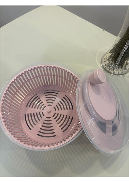 Salata ve Sebze Kurutucu Jumbo Boy 5 Litre – Bpa Free, Bulaşık Makinesine Uyumlu