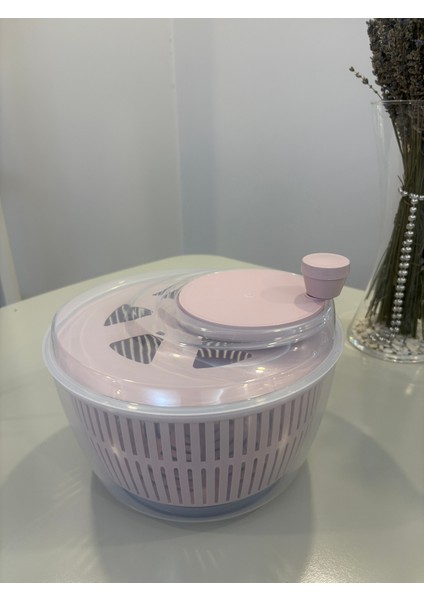 Salata ve Sebze Kurutucu Jumbo Boy 5 Litre – Bpa Free, Bulaşık Makinesine Uyumlu