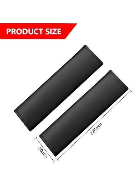 2 Adet Araç Emniyet Kemeri Pedi, Çıkarılabilir Emniyet Kemeri, Omuz Koruyucu, Deri Emniyet Kemeri, Omuz Yastığı, Yetişkinler ve Çocuklar Için (Siyah) fiyatları