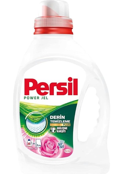 Power Jel Derin Temizleme Plus Gülün Büyüsü 16 Yıkama Sıvı Çamaşır Deterjanı (1 x 1040 Ml)