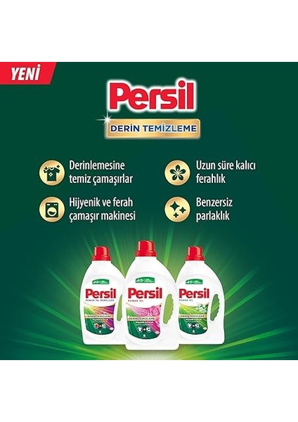 Power Jel Derin Temizleme Plus Gülün Büyüsü 16 Yıkama Sıvı Çamaşır Deterjanı (1 x 1040 Ml) fırsatları