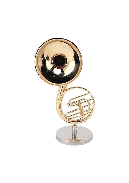 Minyatür Sousaphone - Sağlam Pirinç, Pürüzsüz Cilalı ve Parlak! Stand &amp; Case, Müzik Severler, Raflar, Masalar ve Oturma Odası Centerpieces Için Ideal Ev Dekoru ile fiyatları
