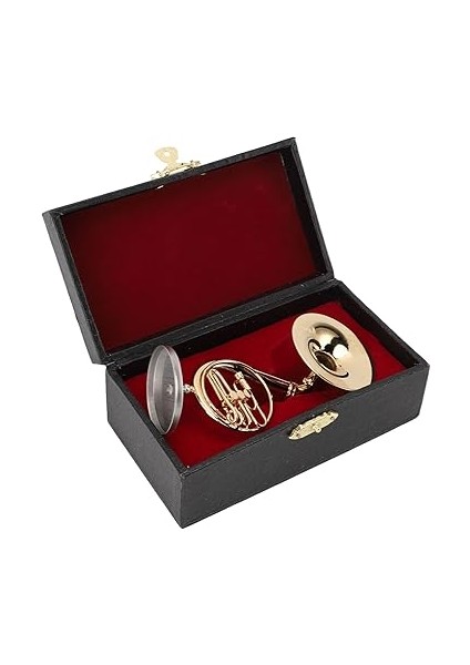 Minyatür Sousaphone - Sağlam Pirinç, Pürüzsüz Cilalı ve Parlak! Stand &amp; Case, Müzik Severler, Raflar, Masalar ve Oturma Odası Centerpieces Için Ideal Ev Dekoru ile indirimleri