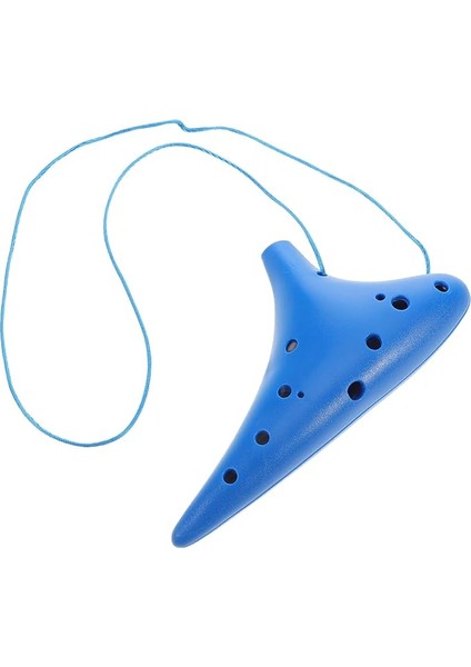 Ocarina Müzik Aletleri Enstrümanlar Mavi Reçine