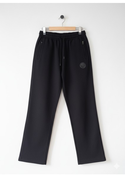 Eşofman Altı Battal Beden Pamuklu Düz Paça Geniş Kalıp Erkek