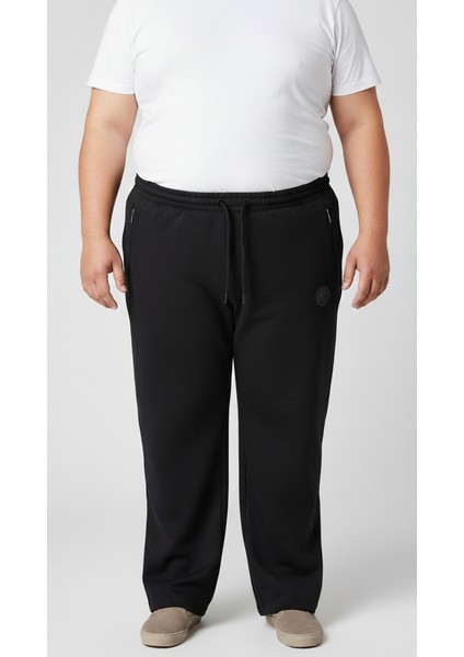 Eşofman Altı Battal Beden Pamuklu Düz Paça Geniş Kalıp Erkek fırsatları