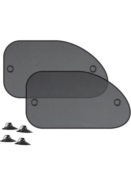 Uv Korumalı 2 Adet Araç Yan Cam Güneşlik Sineklik 65X38CM Araç Yan Cam Güneşlik Araç Perdesi