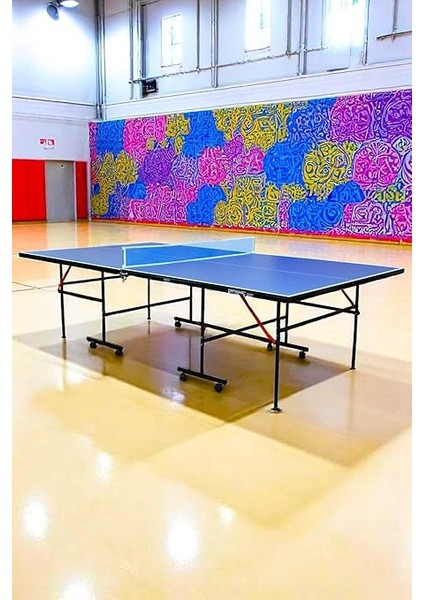 Sport 12MM Katlanabilir Masa Tenisi Masası - 2 Raket 3 Top ve Ağ &amp; Demir Set Hediyeli fiyatları