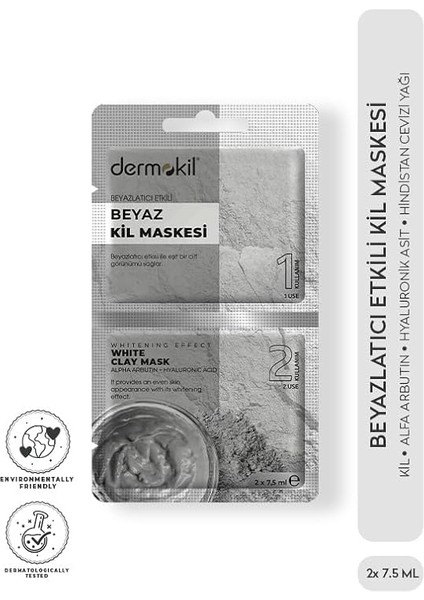 Beyazlatıcı Etkili Kil Maskesi 2x 7.5 ml fiyatları