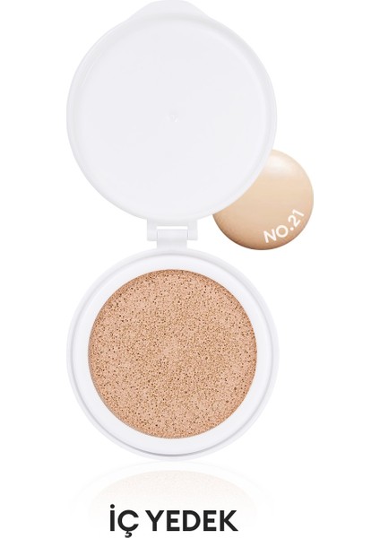 Yarı Mat Görünümlü Cushion Fondöten (İç Yedek) Magic Cushion Cover Lasting SPF50+/PA+++ (No.21) indirimleri