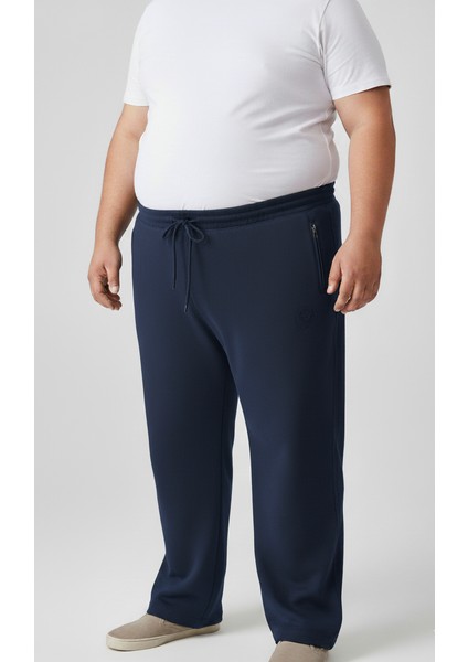 Eşofman Altı Battal Beden Pamuklu Düz Paça Geniş Kalıp Erkek modelleri