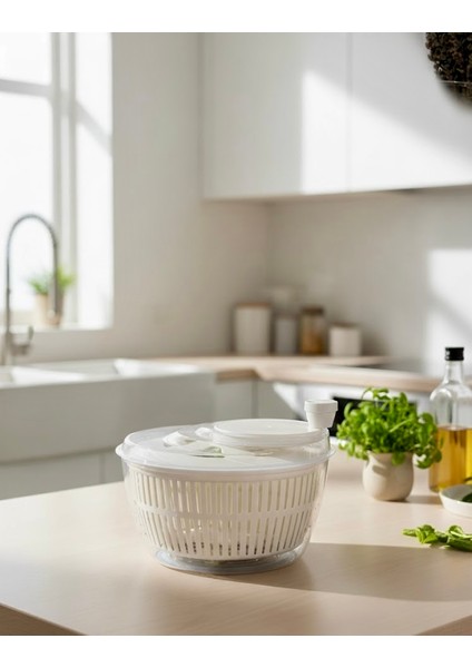 Salata ve Sebze Kurutucu Jumbo Boy 5 Litre – Bpa Free, Bulaşık Makinesine Uyumlu fiyatları