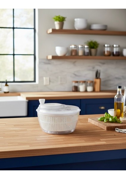 Salata ve Sebze Kurutucu Jumbo Boy 5 Litre – Bpa Free, Bulaşık Makinesine Uyumlu modelleri