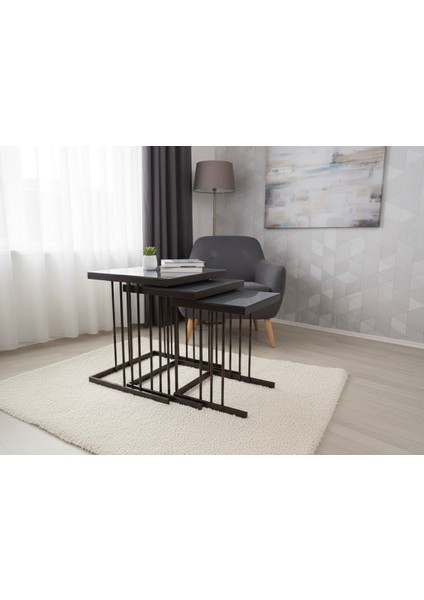 Todekhome Velora 3lü Zigon Sehpa