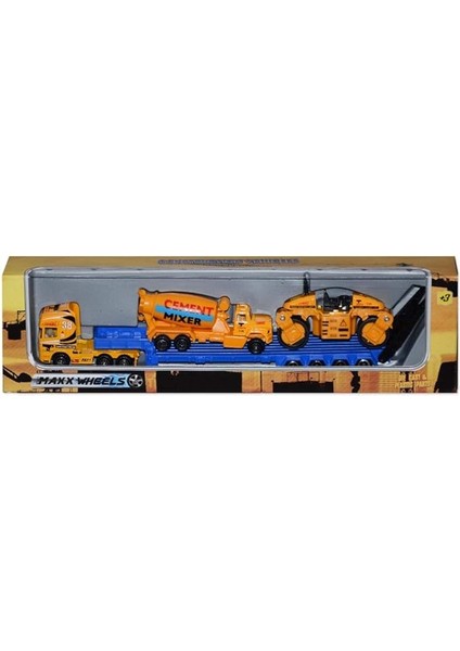 Sun-Pio-Mxx-Dc.ınşaat Set Tir/çekici Üstü 2 Araç 3A.