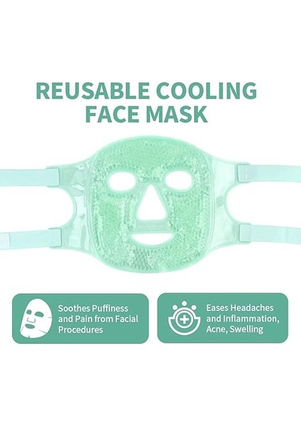 Soğuk Yüz Göz Maskesi, Buz Paketi, Yüzün Şişmesini Azaltır, Koyu Halkaları, Jel Boncuklar, Sıcak Sıcak Soğuk Kompres Paketi, Kadın Baskısı, Baş Ağrısı, Cilt Bakımı Için Spa indirimleri