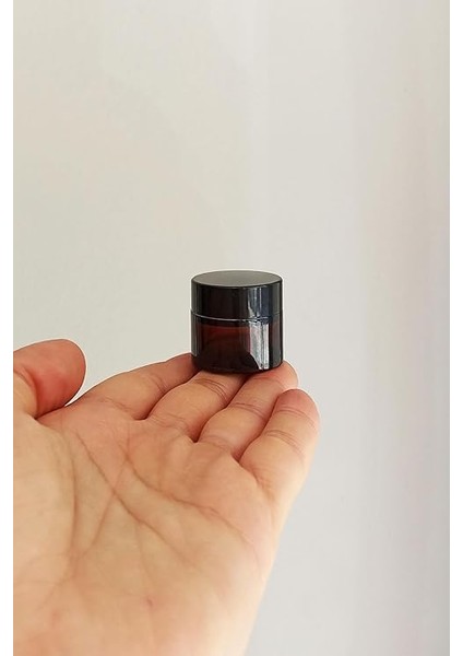 Mini Amber Cam Kavanoz, 10 ml Hacimli, Sızdırmaz Kapaklı, Krem ve Kozmetik Saklama Kutusu, Lip Balm 6 Adet fiyatları