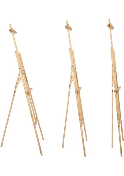 Ahşap Resim Şövalesi Ressam Sehpası Naturel indirimleri