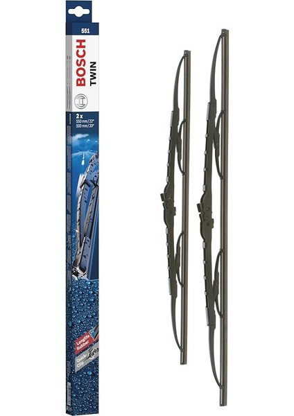 Twin Silecek Seti [550/500 Mm] 551 3397118422