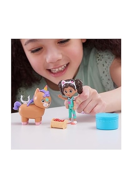 Dollhouse, Cat-Tivity Set, Kittycorn At – Gabby ve Kico Gökkuşağı Tek Boynuzlu At Seti, 3 Yaşından Büyük Çocuklar Için Uygundur modelleri