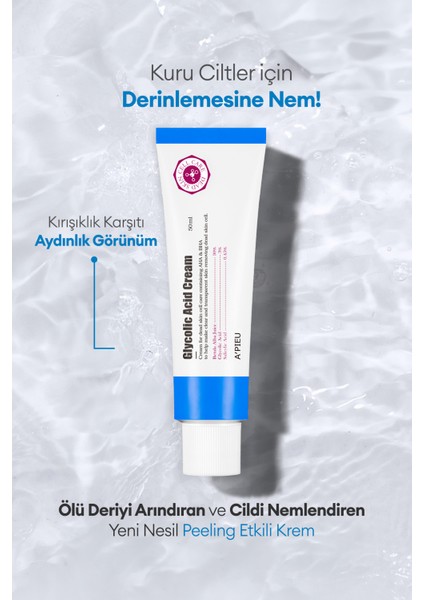 Glycolic Acid İçeren Peeling Etkili Krem A'PIEU Glycolic Acid Cream