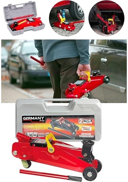 Germany Stlye 2 Ton Timsah Kriko ve 150 Psı Çift Piston Çakmaklı Kompresör Lastik Tamir Kiti Hediyeli indirimleri