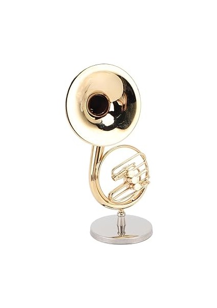 Pirinç Minyatür Sousaphone Modeli - Sorunsuz Cilalı ve Parlak Yüzey! Stand &amp; Koruyucu Kılıf, Müzik Odaları, Raflar, Masalar ve Oturma Odası Merkez Parçaları Için Harika fırsatları