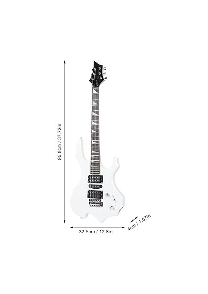 Gitar Amplifikatör Kiti, Sağ Elli Tam Boyutlu 20W Amplifikatörlü Elektro Gitar, Taşınabilir Çanta Yedek Dizeleri Zengin Ses Kalitesi ve Kişisel Uygulama Için fırsatları