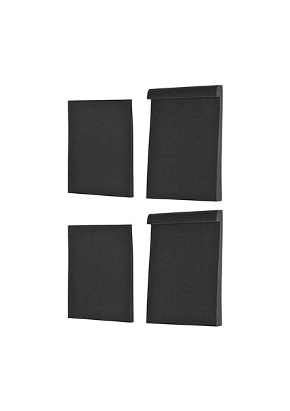 2 Paket Stüdyo Ü Hoparlör Izolasyonu Akustik Köpük Pedleri Maks. 9.6 '' * 7.7 '' Kullanım I modelleri