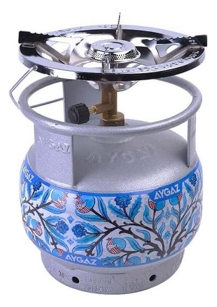 Lüks Lpg'li Kamp Ocağı, Geniş Çember Taşınabilir Ocak, Taşınabilir Gazlı Ocak Başlık, 2,35 Kw Isı Gücü, Krom Kaplama fiyatları