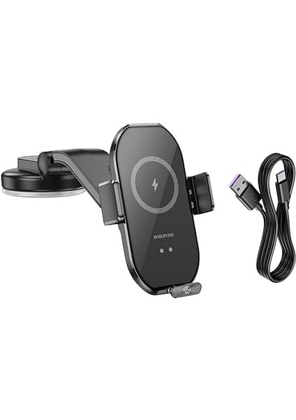 BH206 Araç Telefon Tutucu ve Kablosuz Şarj Cihazı | Qi Uyumlu | Hızlı Şarj 15W | Otomatik Açma-Kapama | Teleskopik Montaj ve Esnek Görüş Açısı BH206 fırsatları