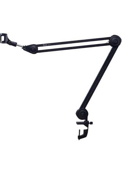 Gms-03 Masaüstü Mikrofon Standı Damik/kapasitör Mikrofon Iç Büyük Boyutlu Ayarlanabil Katlanabil Kol Standı Darbeye Dayanıklı Tutuculu Ağır Hizmet Mikrofon Kol Braketi Stüdyo Ka