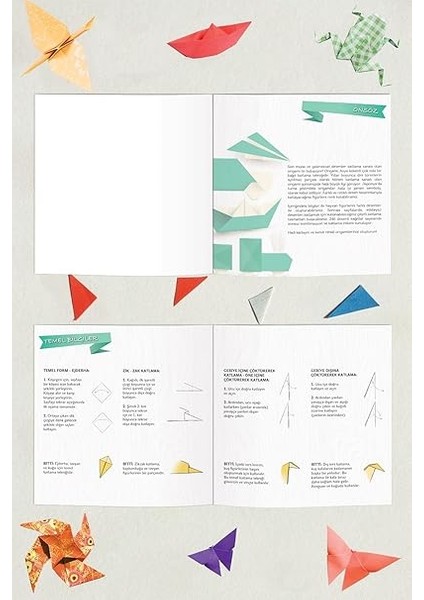 Color Origami 246 Kağıt Katlama Sanatı Ebru/geometrik fiyatları
