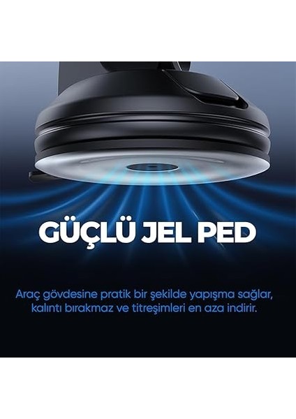 By Deji Güçlü Mıknatıslı Vantuzlu Araç Içi Telefon Tutucu - Magsafe iPhone ile Uyumlu Vakumlu Akrobat modelleri