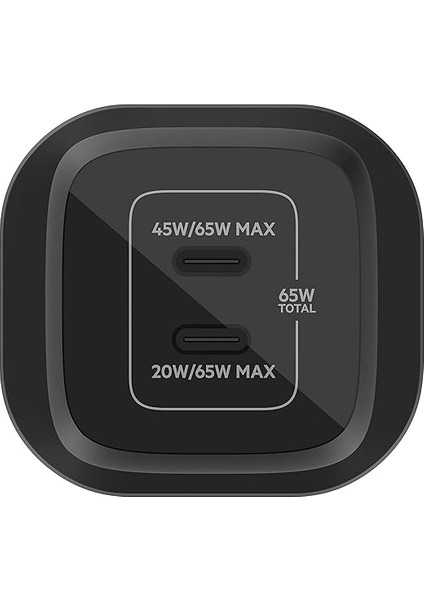 65W Dual USB Type C Duvar Şarj Cihazı, Gan Teknolojisi ile Hızlı Şarj Güç Dağıtımı 3.0, USB C Fişi ve iPhone 16, Ipad, Macbook, Galaxy, Pixel Vb. Için USB Şarj Cihazı indirimleri