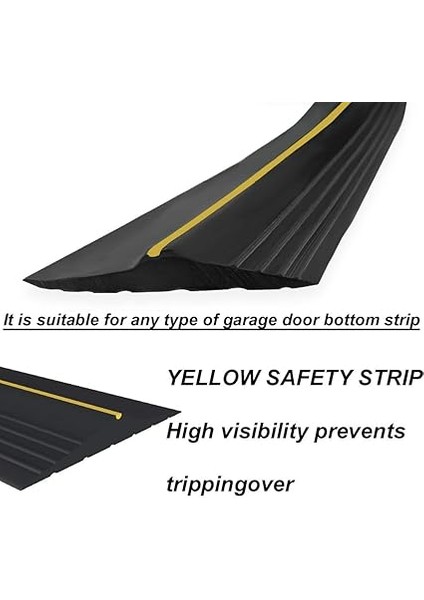 Garaj Kapısı Contası, 3 M, Evrensel Eşik Contası, Hava Şartlarına Dayanıklı, Zemin Yalıtımı, Kauçuk, Kendin Yap Conta Yedeği, Garajları Temiz ve Kuru Tutmak Için Mükemmel modelleri