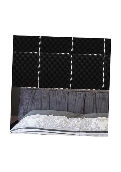 Ses Geçirmez Paneller 12 Paket Yangına Dayanıklı Akustik Emilim Polistiren Sünger Kayıt Ofisi Için indirimleri