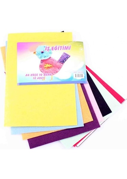 Renkli A4 Keçe Seti (10'lu) EM226