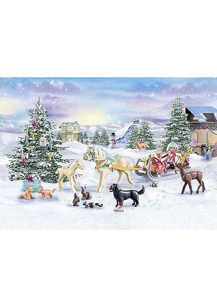Advent Takvimi, Atlar 71345 Noel Kızak Yolculuğu, Şelale Atları Noel Takvimi, Sürprizlerle Dolu Noel Zamanı, 4 Yaşından Büyük Çocuklar Için Oyuncak modelleri