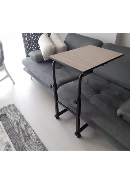 Yatak Çekyat Çalışma Yemek Masası Boy Eğim Ayarlanabilir Sehpa Tekerlekli Çalışma Masası modelleri