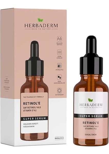 Süperserum Saf Retinol %0,3 Vitamin-E %2, 0.1 kg