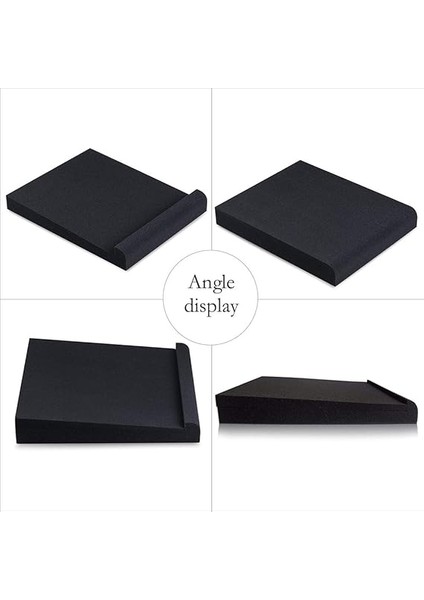 2 Adet Stüdyo Monitörü Izolasyon Pedleri, Yüksek Yoğunluklu Akustik Köpük, Yüksek Yoğunluklu Şişirilmiş Pamuk, 30 x 20 x indirimleri