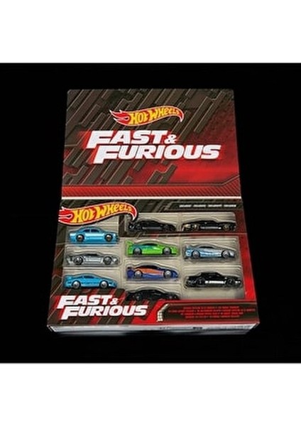 Fast And Furious 10'lu Paket Erkek Çocuklar İçin 1:64 Ölçekli Oyuncak Arabalar