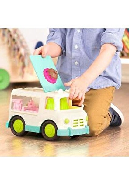 Dondurma Kamyonu BPA İçermeyen Güvenli Plastik 21x12x9 cm Erkek Çocuklar İçin fırsatları