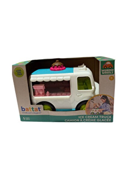 Dondurma Kamyonu BPA İçermeyen Güvenli Plastik 21x12x9 cm Erkek Çocuklar İçin indirimleri